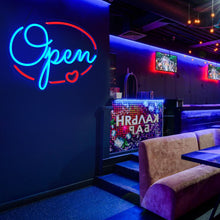 Load image into Gallery viewer, FITNATE Open Sign for Business, 16&quot;x 12&quot; Brightness Adjustable Ultra Neon Open Sign USB Powered for Window Bar Store Party Decor
