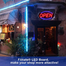 Load image into Gallery viewer, FITNATE LED Open Sign Large 23x14 inch Business Open Sign with Remote Electric Display Light for Business, Shop, Bar, Hotel
