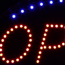 Load image into Gallery viewer, LED Open Sign, FITNATE Large 23x14 inch Business Open Sign Electric Display Sign,2 Modes Flashing &amp; Steady Lights for Business, Shop, Bar, Hotel
