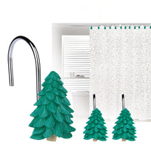 Load image into Gallery viewer, FITNATE Shower Curtain Hooks, 12 PCS Christmas tree Anti-Rust Decorative Shower Curtain Hooks for Home, Bathroom, Bedroom, Baby Room, Living Room
