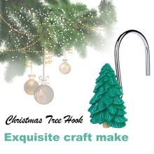 Load image into Gallery viewer, FITNATE Shower Curtain Hooks, 12 PCS Christmas tree Anti-Rust Decorative Shower Curtain Hooks for Home, Bathroom, Bedroom, Baby Room, Living Room
