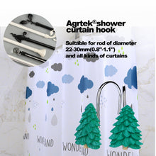 Load image into Gallery viewer, FITNATE Shower Curtain Hooks, 12 PCS Christmas tree Anti-Rust Decorative Shower Curtain Hooks for Home, Bathroom, Bedroom, Baby Room, Living Room
