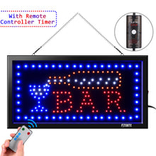 Load image into Gallery viewer, Business Bar Sign Advertisement Board Electric Display Sign LED Open Sign

