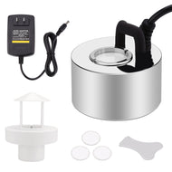FITNATE 350ml/H Mist Maker Metal Fogger Atomizer with Removable Splash Guard,Atomized disc and Changing Tools for Water Fountain Pond Pot Rockery Sink