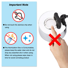 Load image into Gallery viewer, FITNATE 350ml/H Mist Maker Metal Fogger Atomizer with Removable Splash Guard,Atomized disc and Changing Tools for Water Fountain Pond Pot Rockery Sink
