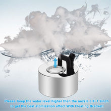 Load image into Gallery viewer, FITNATE 350ml/H Mist Maker Metal Fogger Atomizer with Removable Splash Guard,Atomized disc and Changing Tools for Water Fountain Pond Pot Rockery Sink
