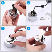 Load image into Gallery viewer, FITNATE 350ml/H Mist Maker Metal Fogger Atomizer with Removable Splash Guard,Atomized disc and Changing Tools for Water Fountain Pond Pot Rockery Sink
