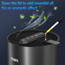 Load image into Gallery viewer, FITNATE Air Purifiers for Home Large Room Up to 1076 Ft² with Aromatherapy, Quiet Air Cleaner for Smoke Dust Pollen Pet Dander Odor, Black
