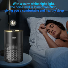 Load image into Gallery viewer, FITNATE Air Purifiers for Home Large Room Up to 1076 Ft² with Aromatherapy, Quiet Air Cleaner for Smoke Dust Pollen Pet Dander Odor, Black
