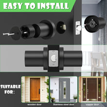 Load image into Gallery viewer, FITNATE Smart Door Knob Biometric Door Lock with App Control for Bedroom, Apartment, Hotel, Office, Matte Black
