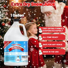 Load image into Gallery viewer, Hakuta Flakes Snow Machine Fluid, Ultra Dry Snow Juice 1 Gallon water based snow liquid
