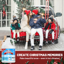 Load image into Gallery viewer, Hakuta Flakes Snow Machine Fluid, Ultra Dry Snow Juice 1 Gallon water based snow liquid
