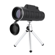 Load image into Gallery viewer, Monocular Telescope, Outlife 40X60 BAK4 Prism &amp; FMC, HD Night Vision with Phone Clip and Tripod for Bird Watching, Car Racing,Horse Racing, Hiking, Boating and Sightseeing
