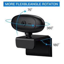 Load image into Gallery viewer, 1080P Full HD USB Webcam for PC Desktop &amp; Laptop Web Camera with Microphone
