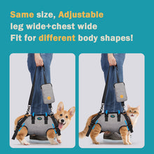 Load image into Gallery viewer, Ownpets Upgraded Dog Sling Harness, Outdoor Sling Bag for Spine Protection, Whole Body Support, Support Vest to Assist Aged Dogs, Size XL
