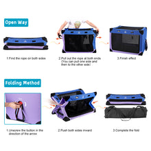Load image into Gallery viewer, Portable Dog Crate Collapsible Soft Pet Travel Kennel with Strong Steel Frame 32&quot;x 23&quot; x 23&quot;
