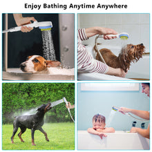 Load image into Gallery viewer, Pet Shower Sprayer, Dog Combing Shower Sprayer with Hose &amp; Diverter for Dogs &amp; Cats, Ideal Pet Bath Brush Sprayer Set for Indoor, Outdoor Bathing, Grooming, Massaging &amp; More
