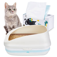 Load image into Gallery viewer, Extra Large Durable Litter Box Liners, 2mil Thick, 33lbs Load Capacity, Drawstring Closure, Fragrance-Free, 10 Per Box
