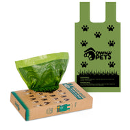 Ownpets 150 Counts Large Dog Poop Bags with Handles Leak Proof, Extra Thick and Unscented Doggie Poop Bags