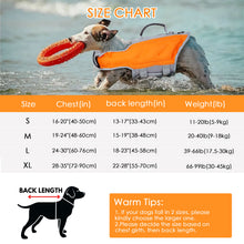 Load image into Gallery viewer, Inflatable Dog Life Jacket, Innovative Lightweight Design, High-Visibility Bright Orange with Reflective Strips, Size L
