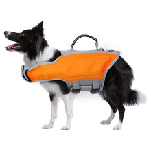 Load image into Gallery viewer, Inflatable Dog Life Jacket, Innovative Lightweight Design, High-Visibility Bright Orange with Reflective Strips, Size XL
