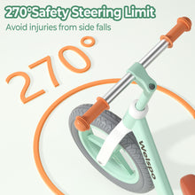 Load image into Gallery viewer, Welspo 12-Inch Kids Balance Bike, No Pedal Toddler Bike for 2-5 Years Old Boys and Girls, Lightweight Nylon Frame with Adjustable Handlebar and Seat, Shock Absorption, Anti-Slip PU Airless Tires
