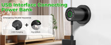 Load image into Gallery viewer, FITNATE 4-in-1 Smart Fingerprint Door Lock - Fingerprint Unlock, Password Unlock, App Control, Emergency Backup Key, Suitable for Office, Home, and Hotel
