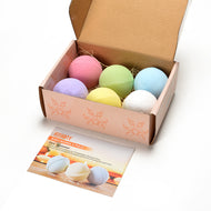 Fitnate® Bath Bombs Gift Set Handmade Spa Bath Bombs Kit Ultra Lush Spa Fizzies - Best Gift Ideas - 6 Packs-Larger Size