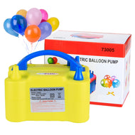 Electric Air Balloon Pump, AGPtEK Portable Dual Nozzle Inflator/Blower for Party Decoration - Yellow