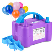 AGPTEK Electric Air Balloon Pump, 110V 600W Portable Dual Nozzle Inflator/Blower for Party Decoration