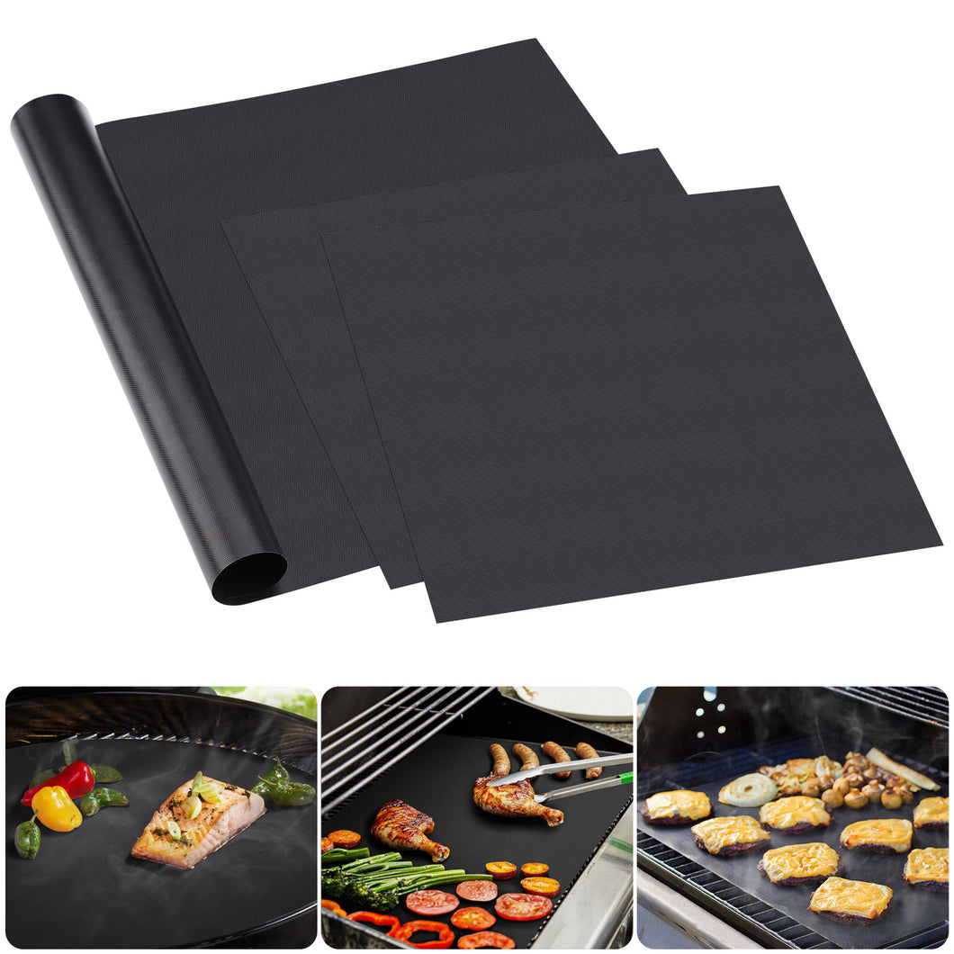 IMAGE BBQ Grill Mat Set of 3, one Large 16
