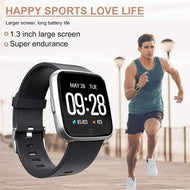 Waterproof Touch Screen Watch Heart Rate Sports Fitness Tracker