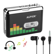 Portable Cassette Audio Music Player Tape-To-MP3 Converter Cassette Recorder