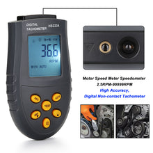 Load image into Gallery viewer, Digital Tachometer 2.5~99,999 RPM Accuracy Non-Contact Laser Photo Tachometer
