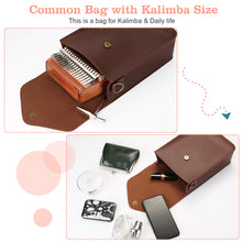 Load image into Gallery viewer, Kalimba Case Thumb Piano Flannelette Bag with Adjustable Strap
