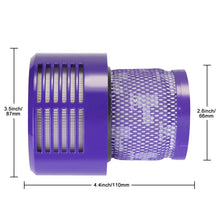 Load image into Gallery viewer, 2 Packs Vacuum Filter Replacement for Dyson V10 Cyclone Series V10 Absolute V10 Animal V10 Total Clean SV12
