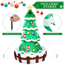 Load image into Gallery viewer, CAMULAND 7ft Giant Inflatable Christmas Tree with Built-in LED Lights, Blow Up Inflatable Christmas Decorations for Indoor and Outdoor Use
