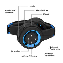 Load image into Gallery viewer, Wireless Headphones Bluetooth Headset Noise Cancelling Over Ear With Microphone

