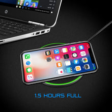 Load image into Gallery viewer, QI Wireless Fast Charger Charging For Apple iPhone X 10 8 Plus  Pad Mat Metal
