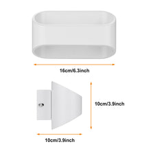 Load image into Gallery viewer, LED Aluminum Modern Wall Lamp for Bedroom Hallway Bathroom Wall Lamps Fixture Decorative Night Light For Pathway Bedroom, Kitchen, Dinning Room, Balcony warm white 5W 3000k
