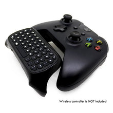 Load image into Gallery viewer, APGtek 2.4G Mini Wireless Chatpad Message Keyboard for Xbox One Controller - Black

