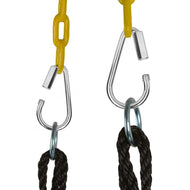 Pair Quick Link Screw Lock Clip, Snap Hook, Swing Set Hardware Play Set Connector Playground in Backyard