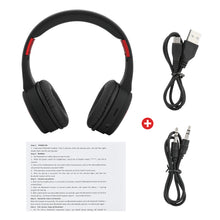 Load image into Gallery viewer, Bluetooth Headset Wireless Hi-Fi Stereo Foldable Headphones Earphones Universal Red
