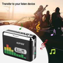 Load image into Gallery viewer, Portable Cassette Audio Music Player Tape-To-MP3 Converter Cassette Recorder
