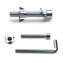 Load image into Gallery viewer, Bolts&amp;T-nuts for Climbing holds 40 sets Climbing holds Installation Hardware Galvanized Steel Allen Head Bolts with flat Washers and t-nuts
