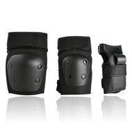 ODOLAND Knee and Elbow Waist Pads for Cycling, Skating, Mini Biking Riding   Adjustable Size Fits Children 6-14 Years Old