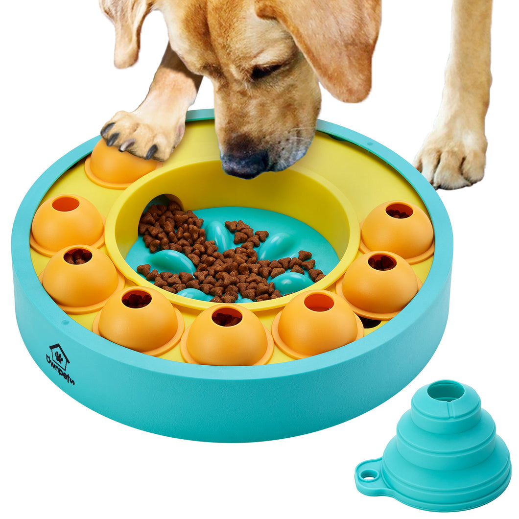 Ownpets Dog Puzzle Toy, Interactive Dog Food Puzzle Slow Feeder Treat Dispenser for IQ Training & Mental Enrichment, Pet Puzzle Simulating Game for Small, Medium, Large Dogs & Cats