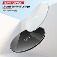 Qi Fast Wireless Charger Charging Pad For iPhone X 8 Plus & Galaxy S9 S8 Note 8
