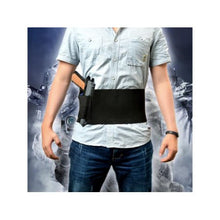 Load image into Gallery viewer, Tactical Elastic Belly Band Waist Pistol Gun Holster &amp; 2 Magzine Pouches (Fits waist sizes from 30inch to 37inch)
