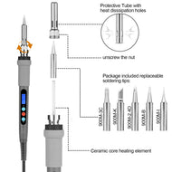 Soldering Iron, IMAGE Digital-Controlled Thermostatic Soldering Iron with LCD Screen Display